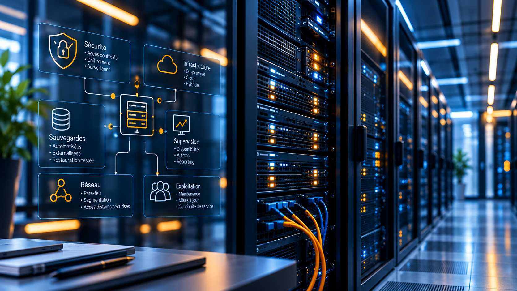 AGA Systems — sécurité, infrastructure et disponibilité des systèmes